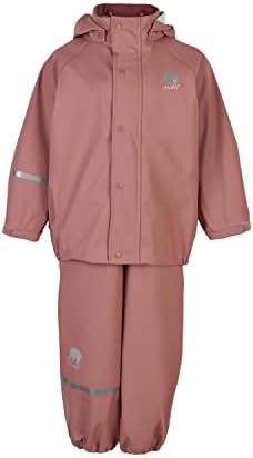 Kids Waterproof Rain and Snow Suit with Detachable Hood