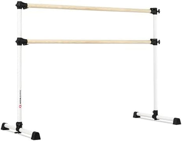 Portable Adjustable Wooden Double Ballet Barre