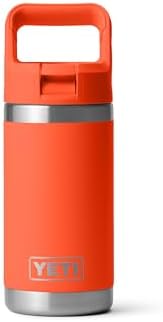 YETI Rambler Jr. - Botella de 12 onzas para niños, con tapa con pajilla