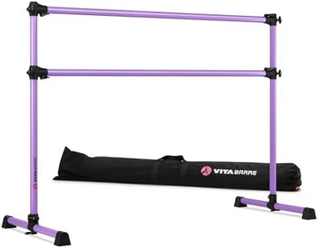 Portable Adjustable Double Ballet Barre with Carry Bag