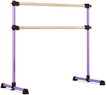 Portable Adjustable Wooden Double Ballet Barre