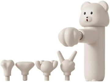 Mini Bear Deep Tissue Massage Gun with 5 Heads