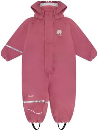Kids Waterproof Rain and Snow Suit with Detachable Hood