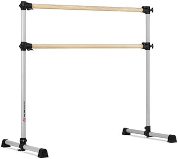 Portable Adjustable Wooden Double Ballet Barre