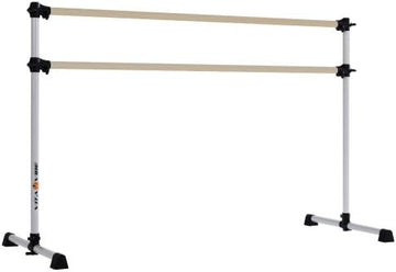 Portable Adjustable Wooden Double Ballet Barre