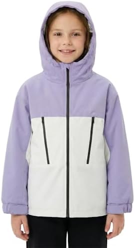 Kids Lightweight Hooded Rain Jacket
