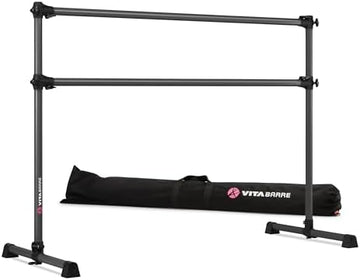 Portable Adjustable Double Ballet Barre with Carry Bag