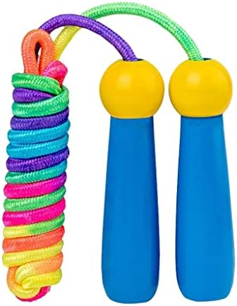 Kids Adjustable Wooden Handle Skipping Rope