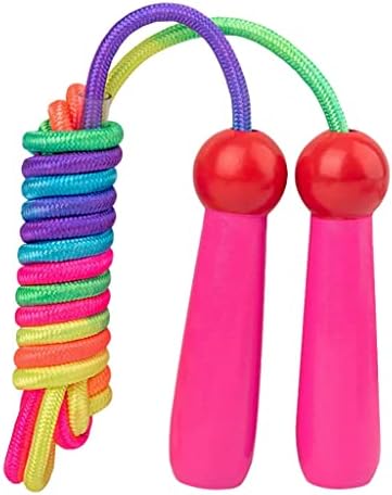 Kids Adjustable Wooden Handle Skipping Rope