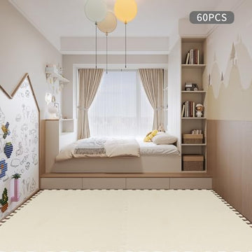 60-Piece Interlocking Foam Play Mat Set