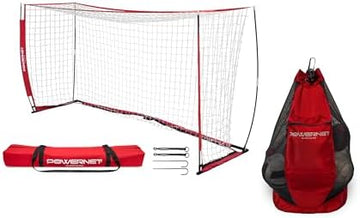 Full-Size Portable Bow-Style Soccer Goal with Carry Bag