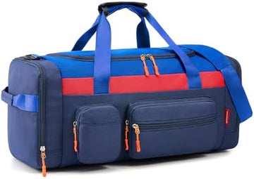 Kids Travel Duffel Bag with Shoe & Wet Pockets