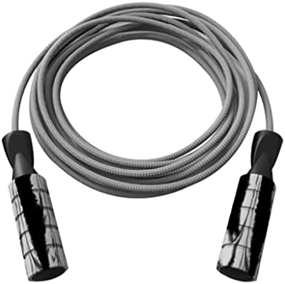 Adjustable Weighted Jump Rope with Anti-Slip Handles