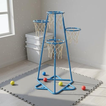 Kids Indoor Outdoor Multi-Hoop Basketball Hoop