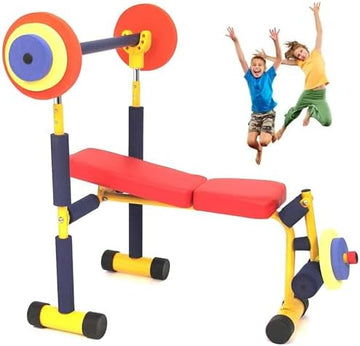 Kids Indoor Fitness Equipment Set with Steel Frame