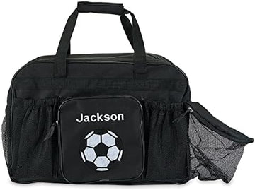 Personalized Kids Soccer Duffel Bag with Ball Holder