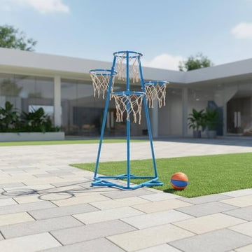 Kids Indoor Outdoor Multi-Hoop Basketball Hoop