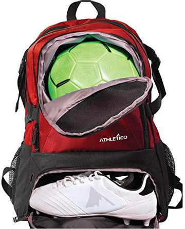 Sports Backpack with Cleat & Ball Holder