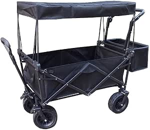 Heavy Duty Folding Wagon with Canopy