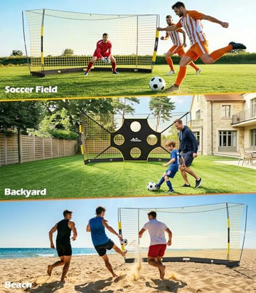 12x6 FT Portable Soccer Goal with Target