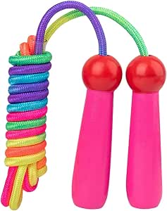 Kids Adjustable Wooden Handle Skipping Rope