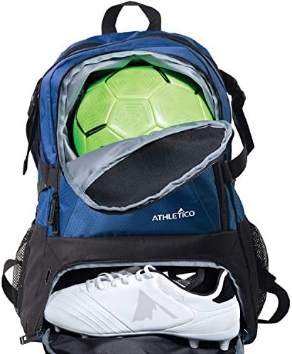Sports Backpack with Cleat & Ball Holder