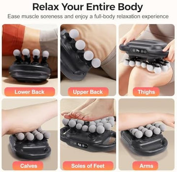 Deep Tissue Massage Gun Set with 24 Heads