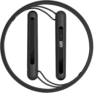 Adjustable Fitness Jump Rope with Calorie Counter