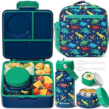 Leakproof Bento Lunch Box Set with Food Jar and Bag