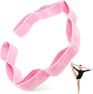 8-Loop Elastic Yoga Stretching Strap