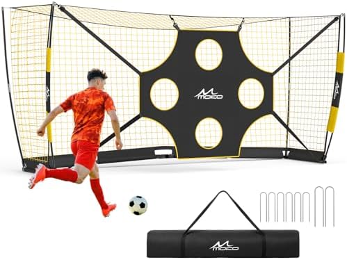 12x6 FT Portable Soccer Goal with Target