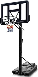 Height-Adjustable Portable Basketball Hoop