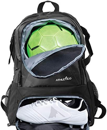 Sports Backpack with Cleat & Ball Holder