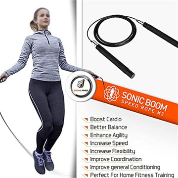 High-Speed Steel Wire Competition Jump Rope