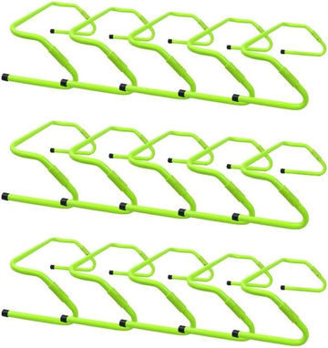 6-Piece Adjustable Agility Hurdle Training Set