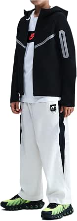 Big Kids Tech Fleece Full-Zip Hoodie with Reflective Accents