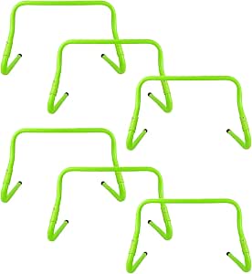 6-Piece Adjustable Agility Hurdle Training Set
