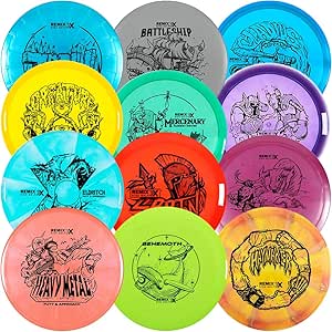 12-Count Disc Golf Disc Variety Pack