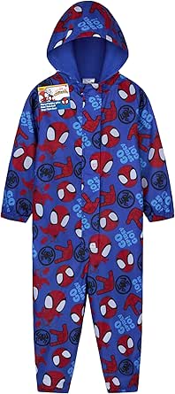 Boys Fleece-Lined Waterproof Hooded Rain Suit