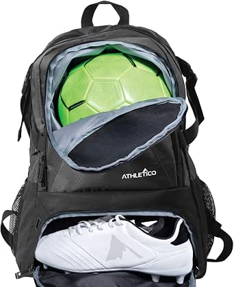 Sports Backpack with Cleat & Ball Holder